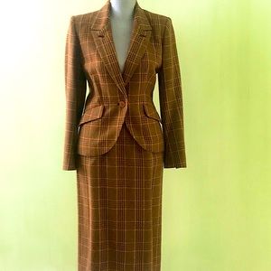 Hermes tweed skirt-suit